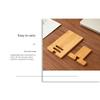 Wooden Mobile Phone Holder Phone Charging Stand Minimalist Style Portable Cell Phone Holder Tablet Desktop Bracket