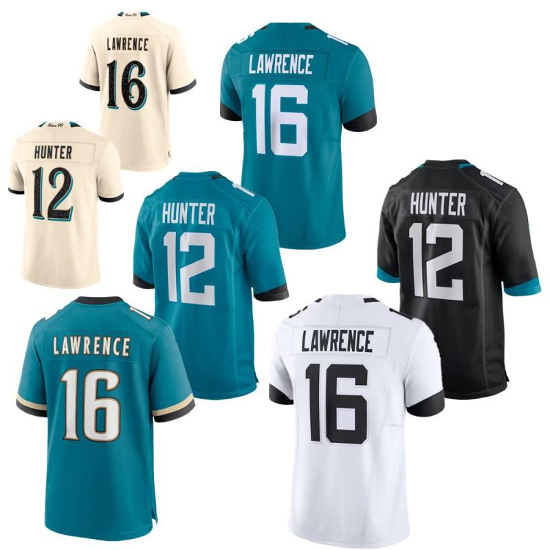 Jacksonville Embroidered Football Jersey 3rd Gen Thomas Jr Hunter Lawrence Mens Sports Uniform