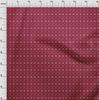 oneOone Bavlna Flex Carmine Red Fabric Geometric Bandhani Dress Material Fabric Print Fabric By The Yard 40 Inch