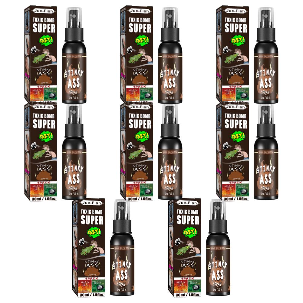 30ml Fart Gag Spray Prank Joke Plastic Smelly Stinky Gags Party Supplies Liquid Fart Gag for Adults Kids Non Toxic for Halloween