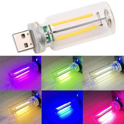 Retro USB LED Filament Touch Dimmen Glühbirne 5V Retro LED Edison Glühbirne 0,3W Nachtlicht Camping Glühlampe Dekorative LED Beleuchtung
