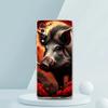 Transparent Phone Case for Samsung Galaxy A16 A14 A12 A22 A24 A42 A02 A03S A06 A20 A30 A40 Soft TPU Cover Wild Boar Pattern Bags