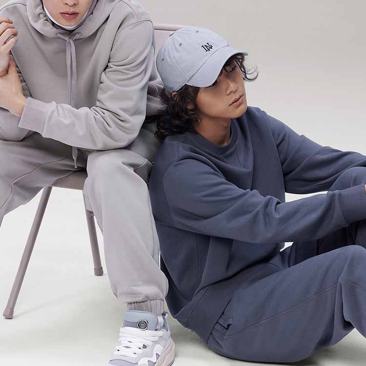 Li Ning China Color Series Solid Pullover Sweatshirt Men Sweatshirt Cold-Sand-Black AWDT965-2