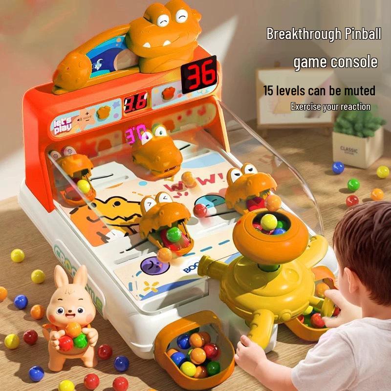 Marble Shooting Game: Target Practice & Challenge Toy for Kids - Perfect for Parent-Child Interaction and Children's Day Gift