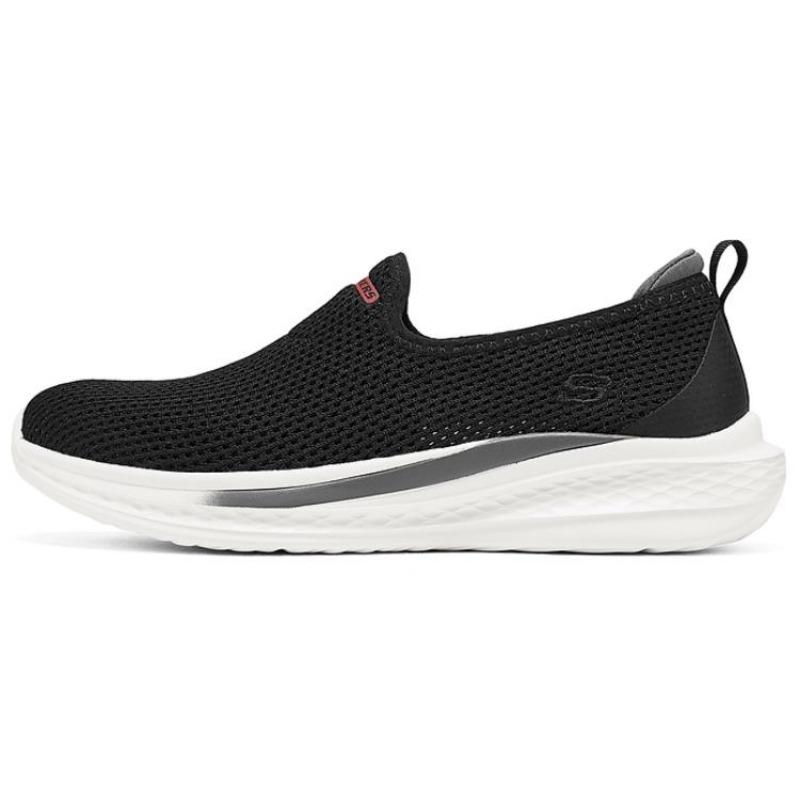Skechers Men USA Street Wear Soft Low Top Casual Shoes Black 211127-BLK 39.5