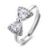 Sliver Rings Shining Classics 5A Zircon For Women Wedding Engagement Jewelry Fashion Luxury Gift High Quality