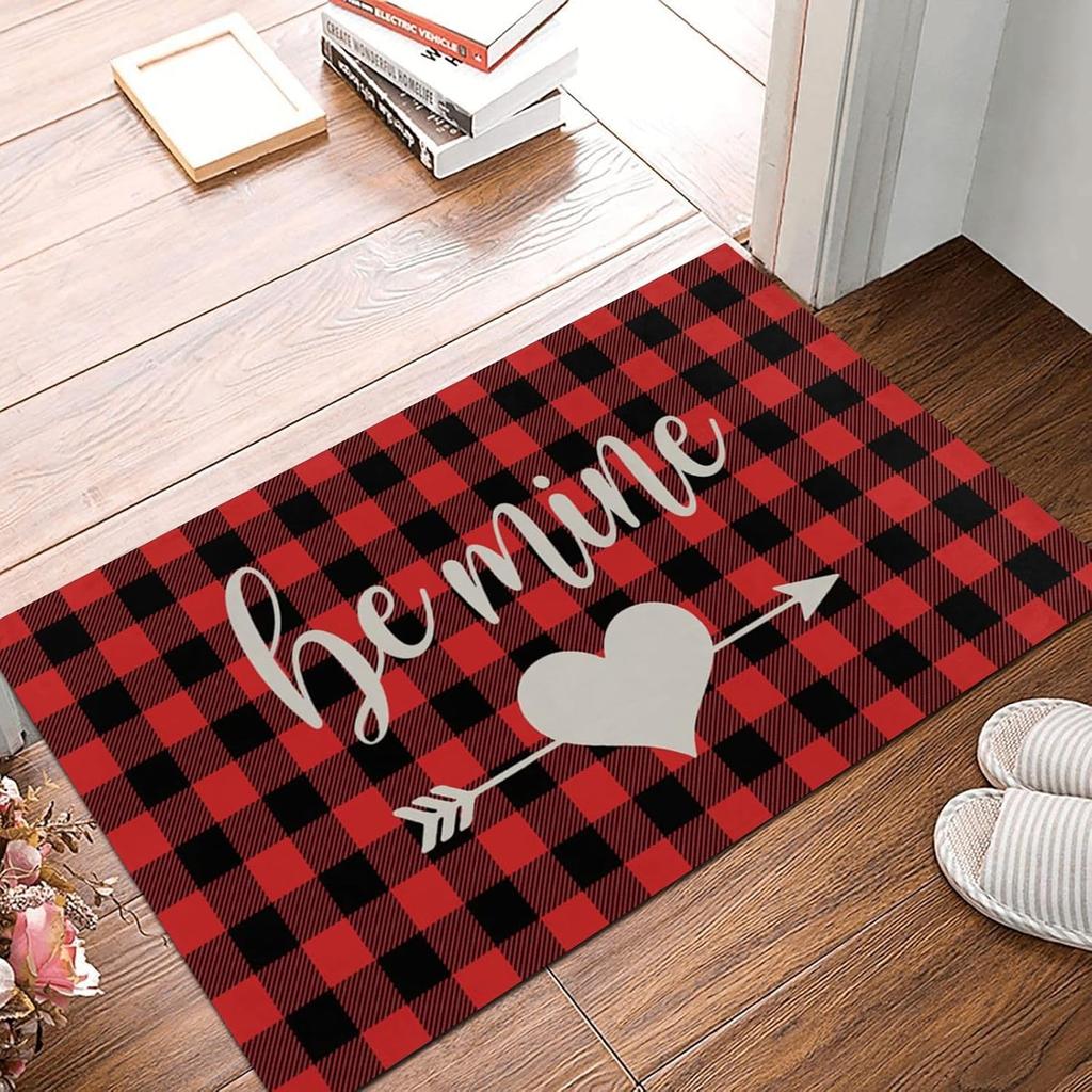 Merry Christmas Doormat Welcome Front Door Mats Vintage Rustic Yard Carpet Doormat Non Slip Home Decorate Indoor Outdoor Decor