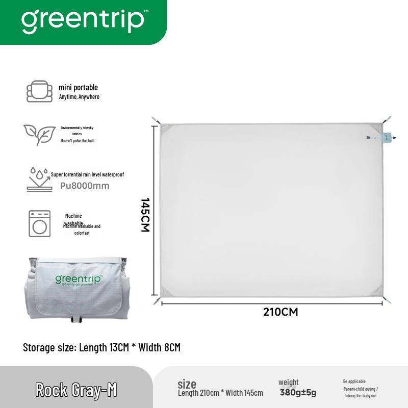 Kompakte wasserdichte Picknick- und Strandmatte für den Außenbereich