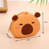 Capibala Silicone Coin Wallet Portable Earphone Storage Bag Cartoon Coin Purse Car Bag Accessories Pendant Key Bag