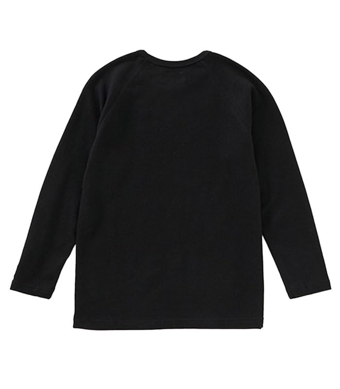 [HOLLYWOOD RANCH MARKET] Kids' Stretch French Rib Long Sleeve T-Shirt (JP, Alphabet, XL, Black)