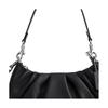 Coach Teri 26 Logo Reißverschluss Rindsleder Handtasche Umhängetasche mittel Damen Schwarz