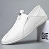 2026 New Men's Shoes Spring Casual Leather Shoes Men's Lazy Shoes Lightweight Non-slip Foot Cover 602