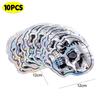 Halloween Skull Laser Bag Party Gift Self Sealing Gift Packaging Bags Reusable Cookies Candy Storage Plastic Pouches