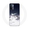 Case - MANIACASE - Oppo A93 5G - Flexible - Nike Logo Mountain Fly - White