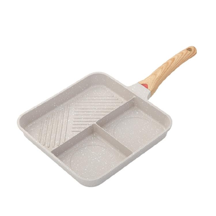 Multi-Functional Non-Stick-Skillet 3 Section-Grill Pan Breakfast Pan-Griddle 1