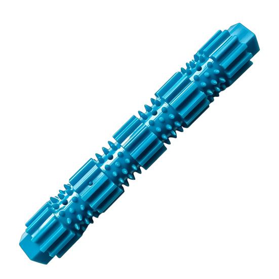 Interactive Treat Stuffed Toys Spiky Dog Chew Stick, Indestructible Toy, Teeth Cleaning Dental Care for Puppies Toy with Dispensing Hole Aggressive