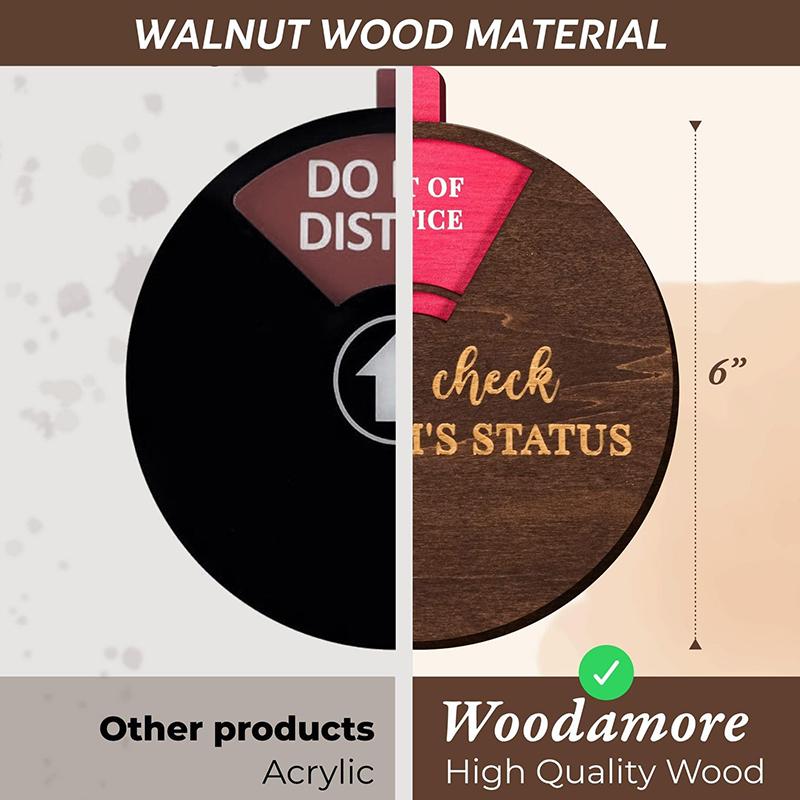  Interesting Do Not Disturb Office Door Hanging Sign Home Model Rotatable Door Sign Wooden Decoration