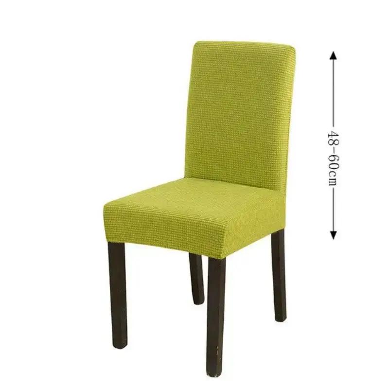 Jacquard Chair Cover for Dining Room Wedding Stretchable Thick Chair Protector 1/2/4/6 Pieces Slipcover for Chair Seat Backrest