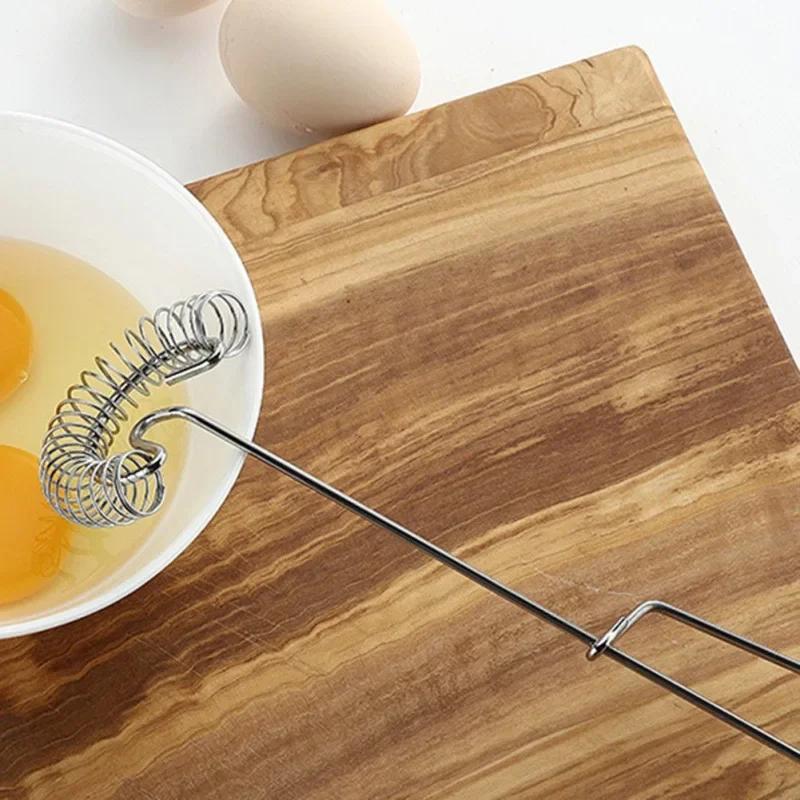 Kitchen Tools Practical Cooking Tool Stainless Steel Hand Egg Beater Household Mixer Egg Beaters Whisk Miracle Cream Mixing Tool
