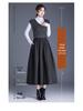 Women's Woolen A-line High Waist Midi Skirt: Thick, Fashionable Autumn/Winter Style