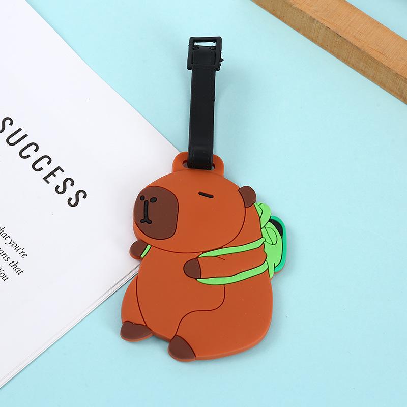 

Capybara Cartoon Luggage Tag and Suitcase ID Hanging Ornament