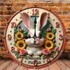 25x25cm Wood Wall Clock Designed for Indoor Use Only