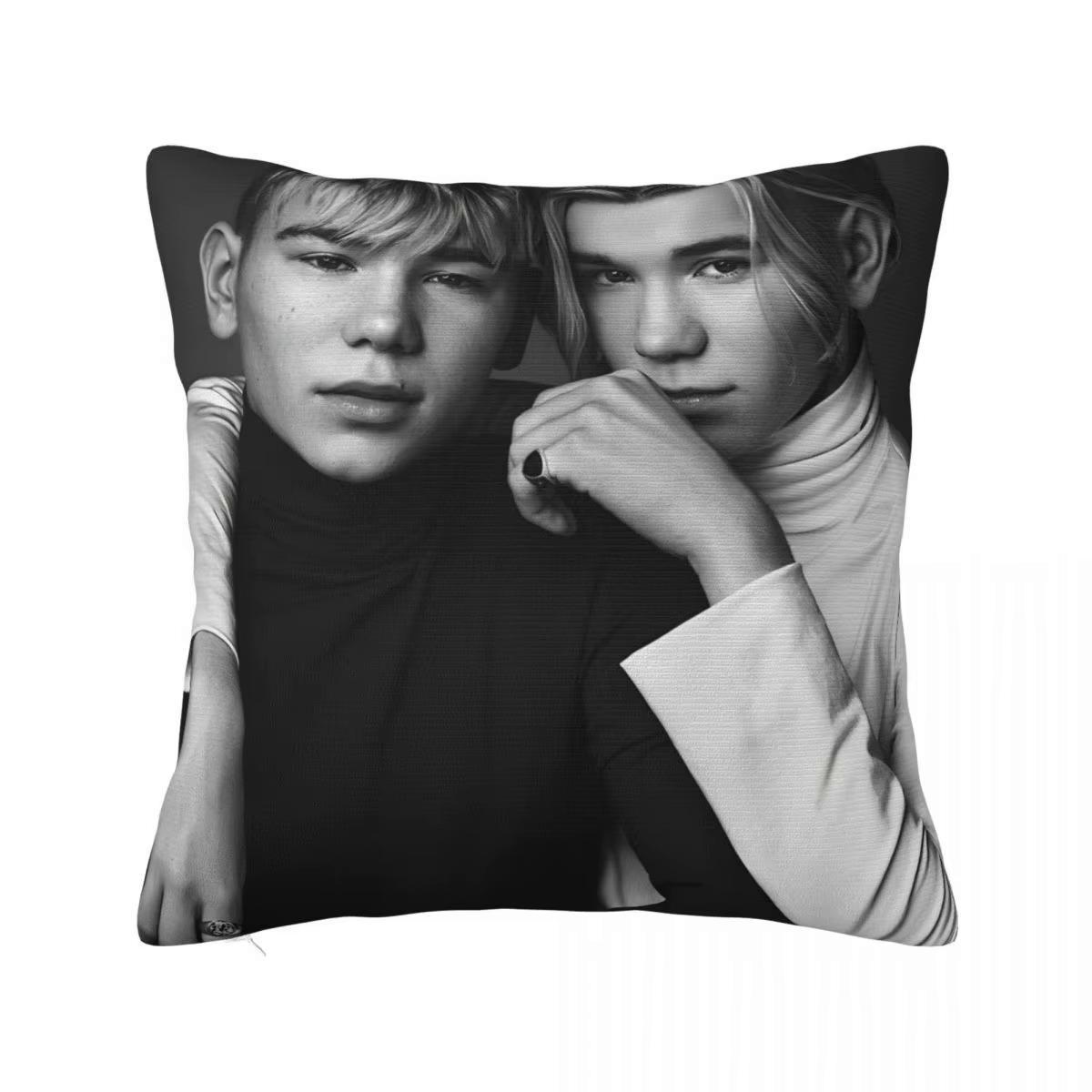 

Marcus And Martinus Sweden Pillowcase Double-sided Printing Polyester Cushion Cover Gift Throw Pillow Case Cover Home Square 12x12Inch