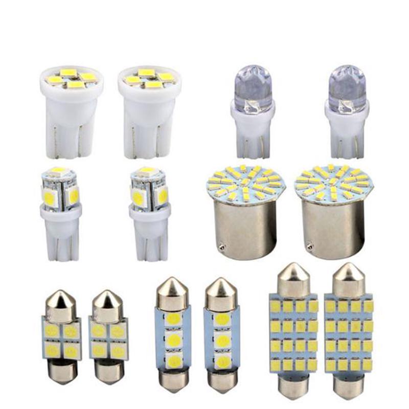 14Pcs Car Led Interior Package For T10 36Mm Map Dome License Plate Lights Kit