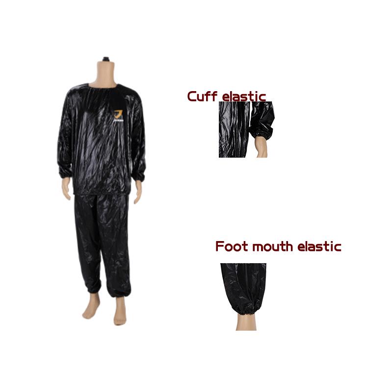 Disposable Gray Sauna Suit for Weight Loss and Body Sculpting