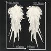1pair Angel Wing Embroidery Patches Fashion Clothing Applique Costume Accessory for Personalized Clothing