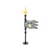 Medieval Army Empire Flag and Flagpole Set - Knight Building Blocks with Cloak and Weapon Bricks