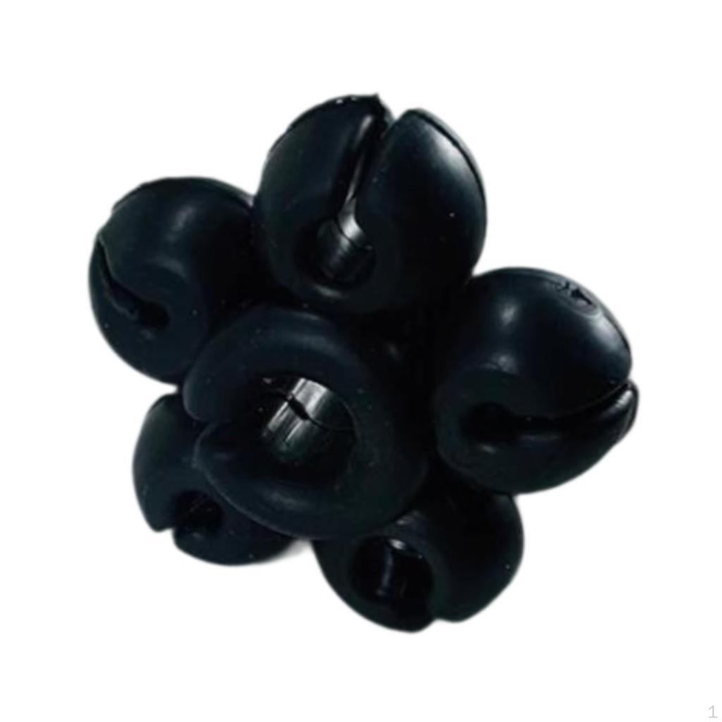 Fishing Rod Fixed Ball Stopper Boat Pole Clip Resistant Silicone