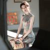 Sleeveless Medium and Long National Style Small Cheongsam Improved Young Women's New Chinese Style Summer