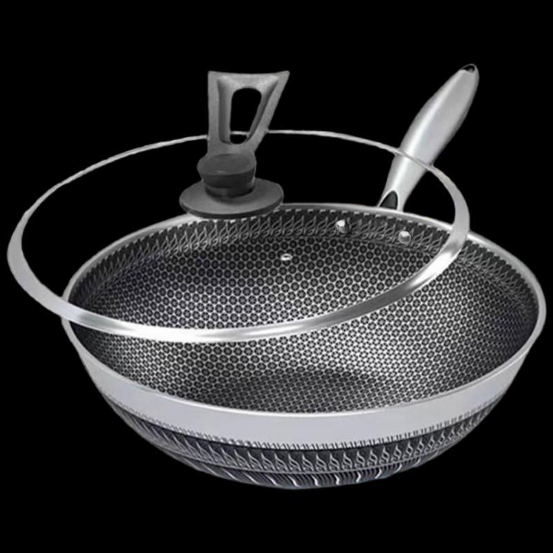 Shang Heng 316 Stainless Steel Honeycomb Wok
