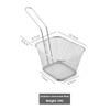 Panier à Friture Chaud Créatif Maille Fine Frites Puce Outil de Cuisine Acier Inoxydable Friteuse Maison Paniers à Frites Filtre