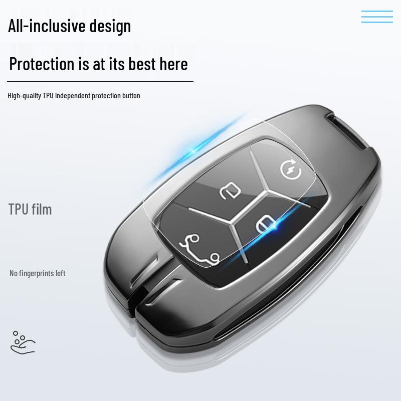 Lynk&Co 03/03+ Key Case for 01PHEV/05/06 High-End Versions - Protective Car Key Shell Modification