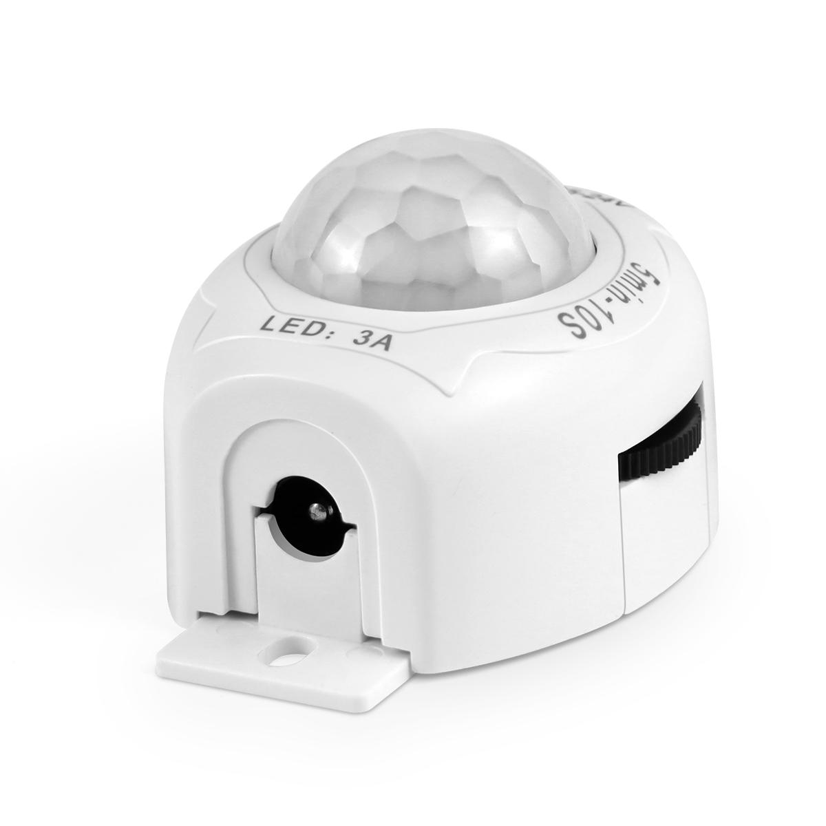 

DC5V 12V 24V LED PIR Инфракрасный детектор ИК Индукционный датчик движения Переключатель Регулируемый датчик задержки времени Выключатель света для домашней лампы