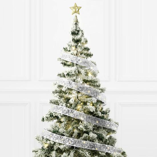 Christmas Ribbon Light Waterproof Bendable Design Soft Glow Battery-Powered Indoor/Outdoor LED String Light