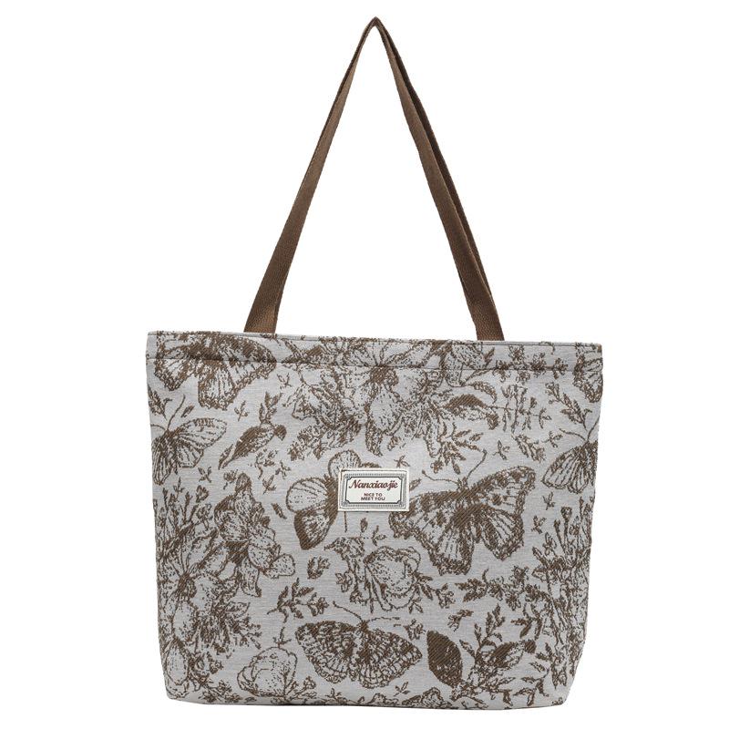 Versatile Canvas Shoulder Tote Bag for Women - Large Capacity, Ideal for Shopping & Commuting 2025
