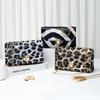 Damen Koreanische Einzel-Schulter-Umhängetasche Handy Leopard Kleine Tasche Damen Geldbörse Neue Designer Luxus Handtaschen