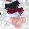 Women's Sexy Lace Panties Underwear Solid Low Waist Lingerie Underwear Female Lace Hollow Transparent Briefs Underspans