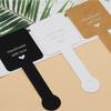 50Pcs Self Adhesive Jewelry Display Cards Versatile Foldable Jewellery Tags for Ring Bracelets and Hair Accessories