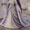 Beaded Goddess Craft Project with DIY Bead Kit 3D Kit Divine Crafing Art Colorful Beads