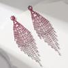 Claw Chain Tassel Earrings: Luxurious, Diamond-Inspired Light Style for a Unique and Elegant Look
