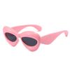 New Candy-colored Cat's Eye Sunglasses Street Fashion Dance Funny Personality Glasses Unisex Fashion Lip Sunglasses.