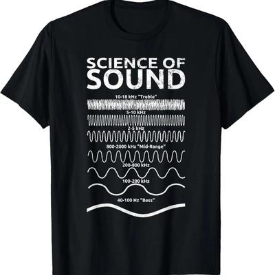 Science of Sound Synthesizer Soundwave T-Shirt