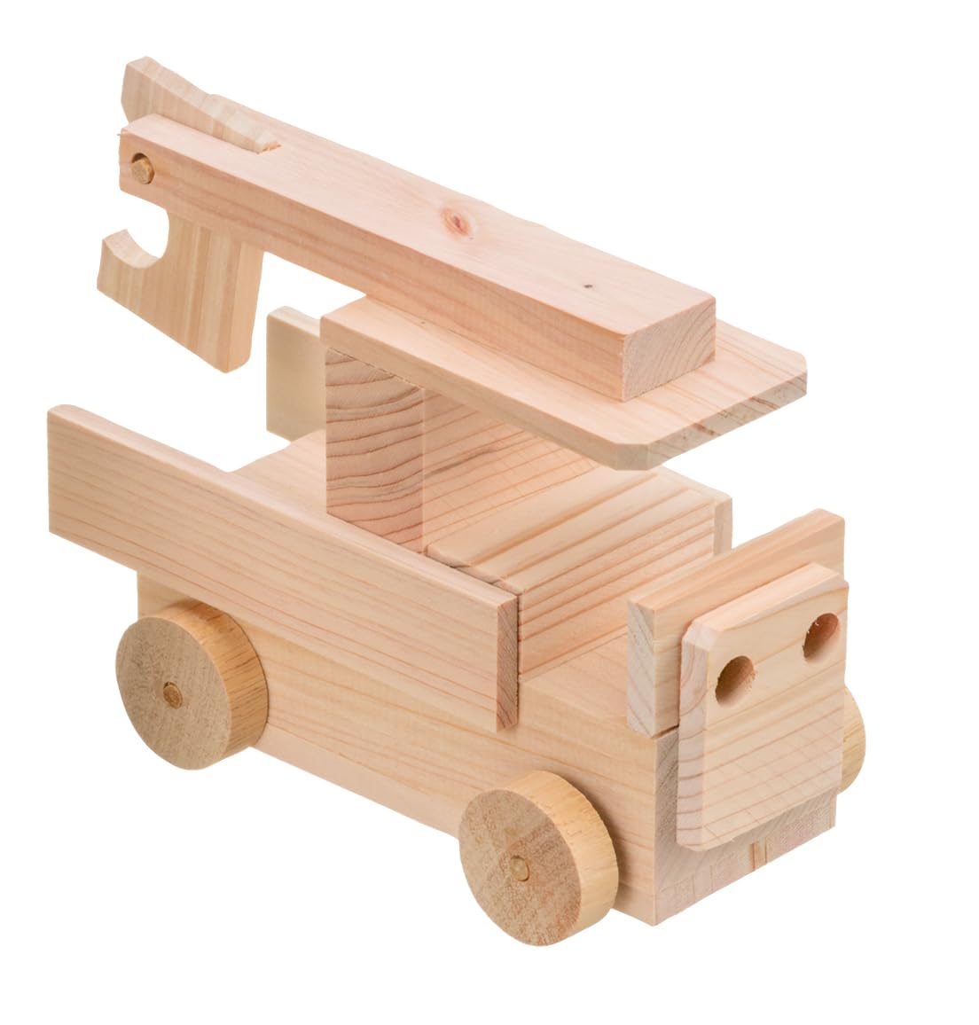 

Heiwa Industries MOCCO Wooden Craft Kit, Crane Truck, Wooden Toy, Craft Vehicle, Ages 6 and Up
