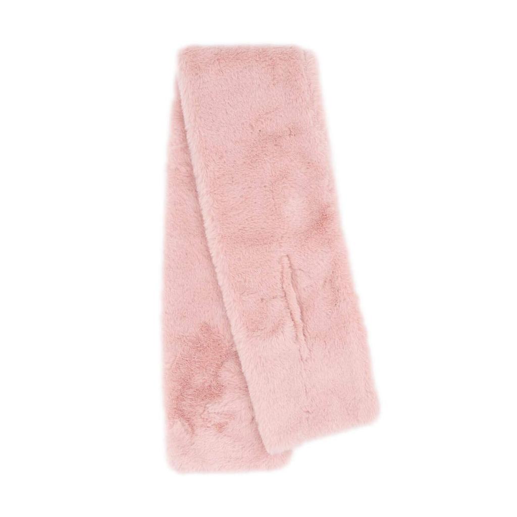 Sciarpa Invernale Calda da Donna con Collo Incrociato, Colore Unito, Pelliccia Sintetica di Coniglio, Sciarpe Resistenti al Freddo, Scaldacollo Morbido e Peloso alla Moda