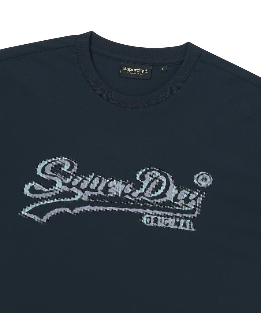 Syupeodeulai Dot Logo Graphic T-Shirt Dark Navy Sduiscq70Dny