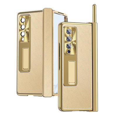 Protiskluzové celoplošné skleněné pouzdro pro Samsung Galaxy Z Fold 4 Fold 4 Fold 3 5g Fold 3 držák na pero S kožené pouzdro na telefon